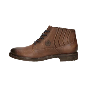 Leder Schnürstiefel braun