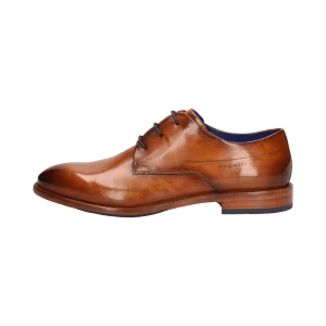 Leder Business Schnürer cognac