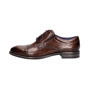 Leder Business Schnürer dunkelbraun