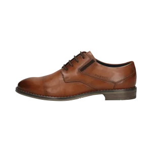 Leder Business Schnürer cognac
