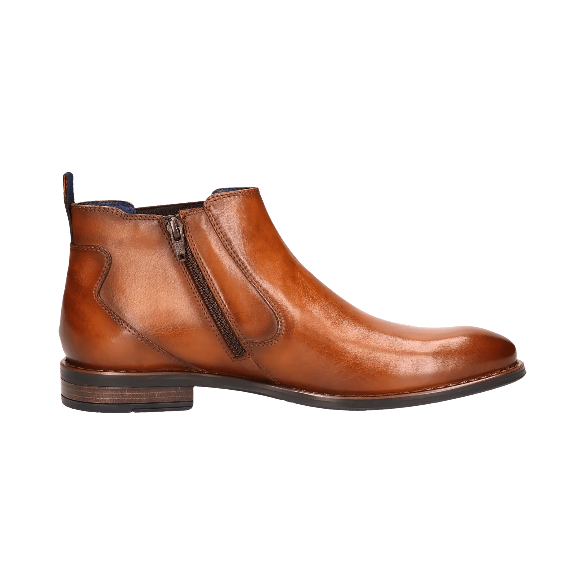 Leder Stiefel cognac – Image 4