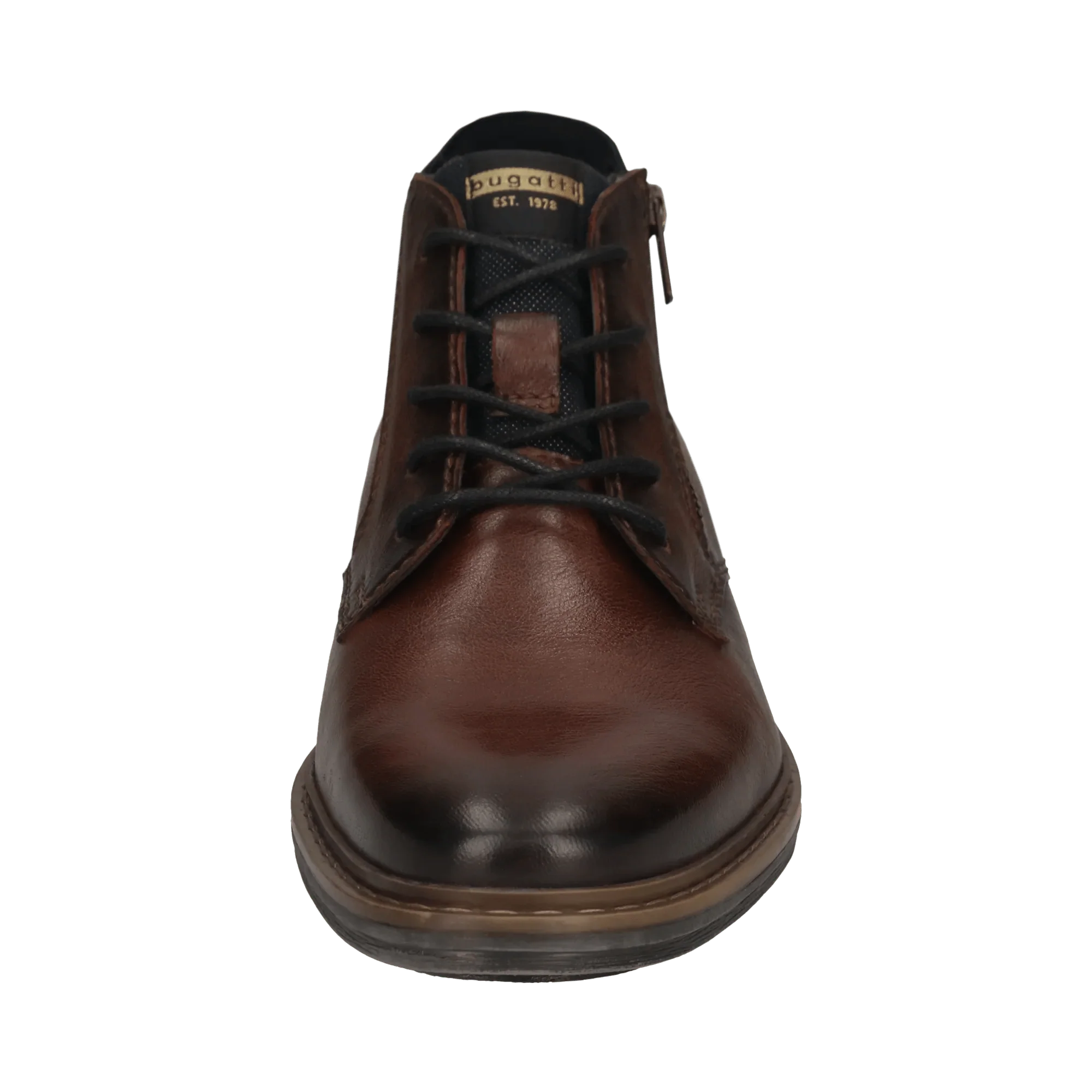 Leder Schnürstiefel mittelbraun – Image 4