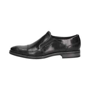 Leder Slip on schwarz