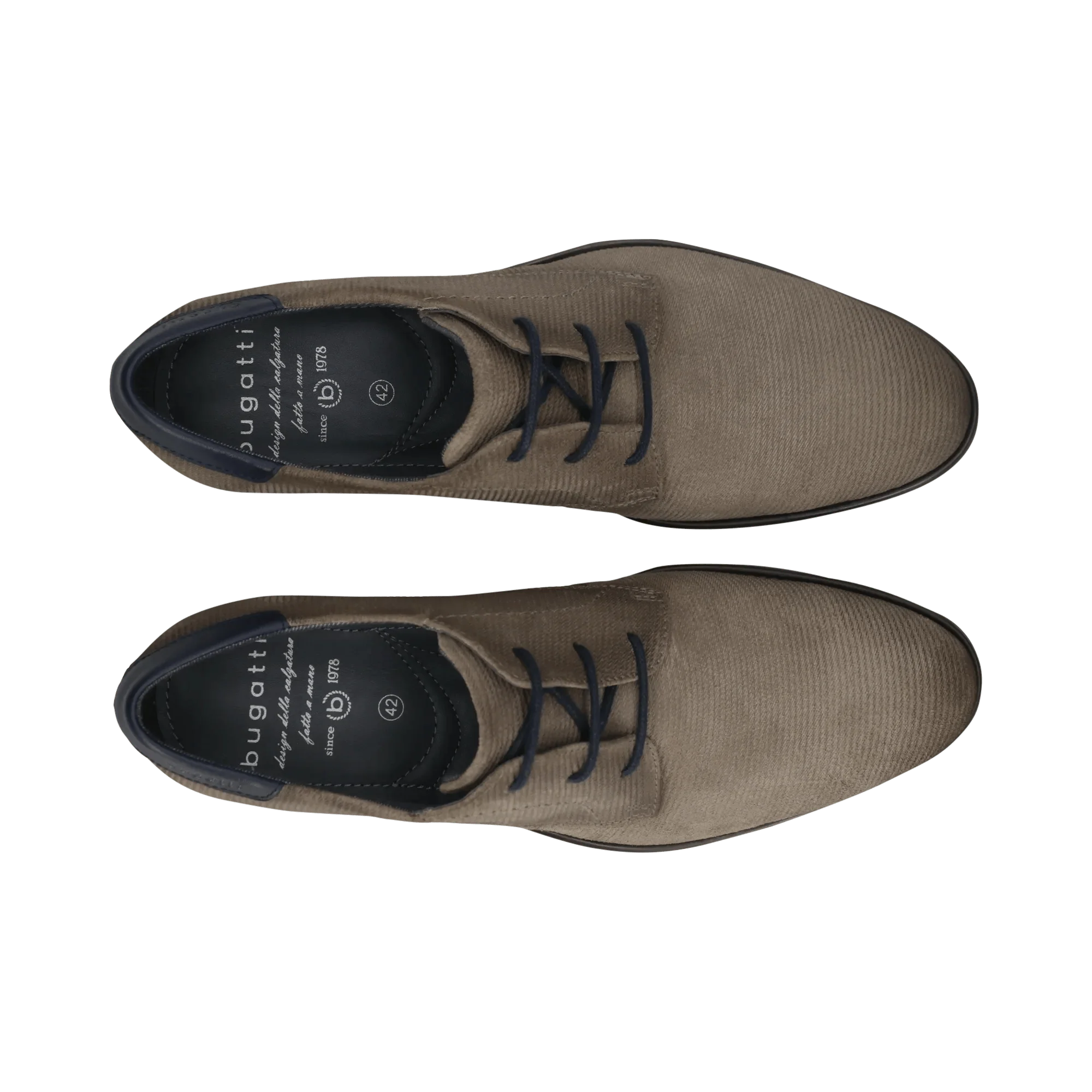 Leder Business Schnürer taupe – Image 6