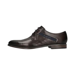 Leder Business Schnürer dunkelbraun