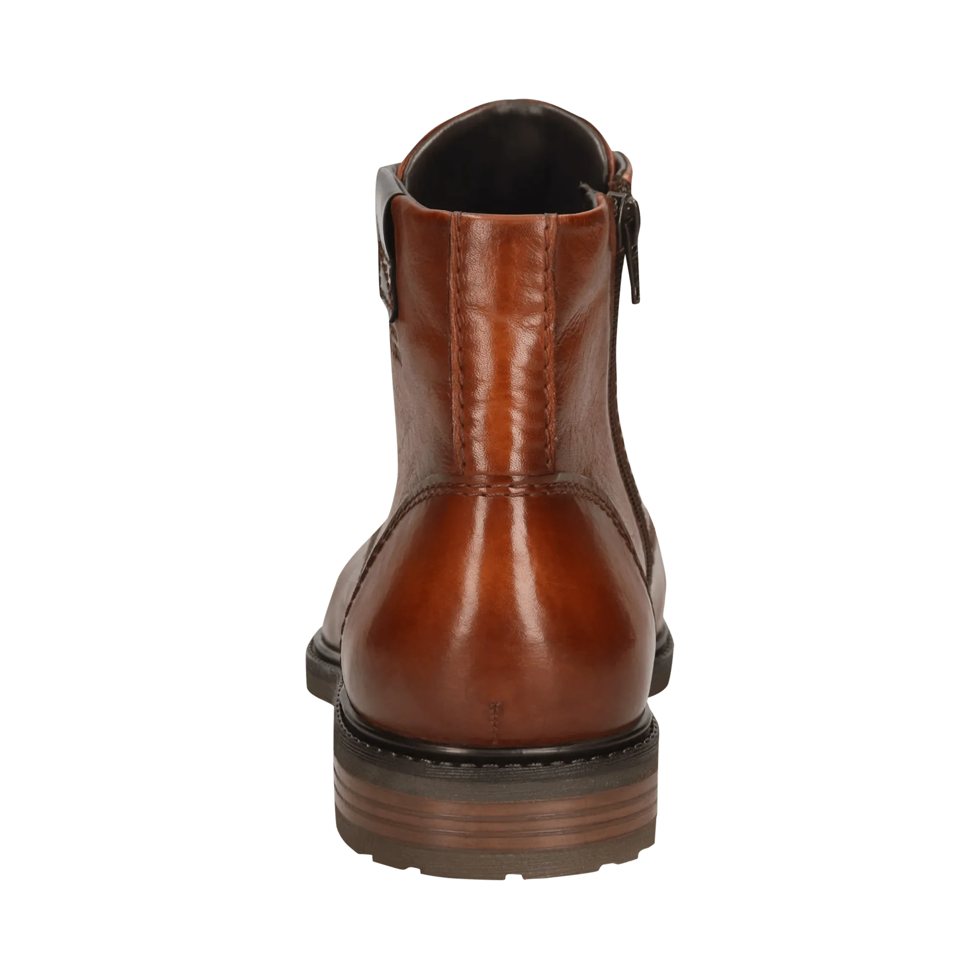 Leder Schnürstiefel cognac – Image 3