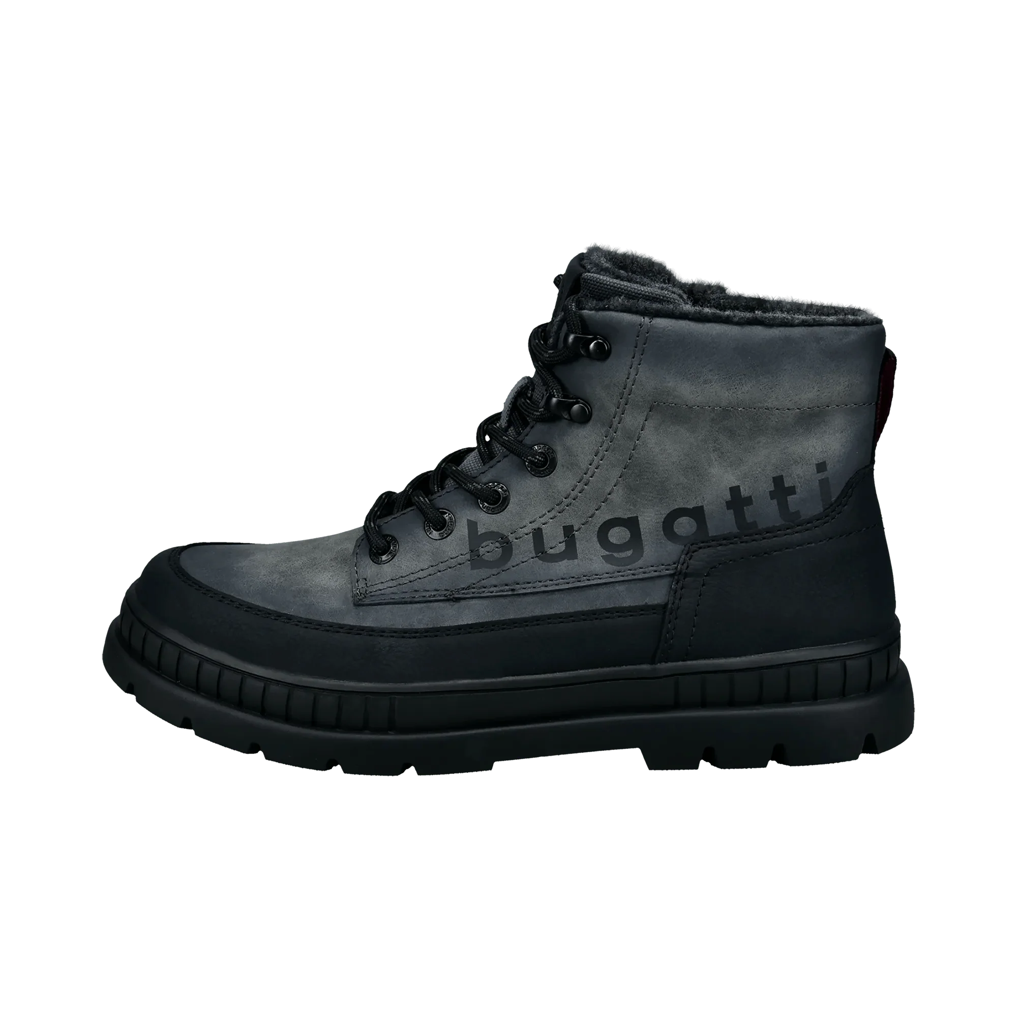 Schnürstiefel dunkelgrau