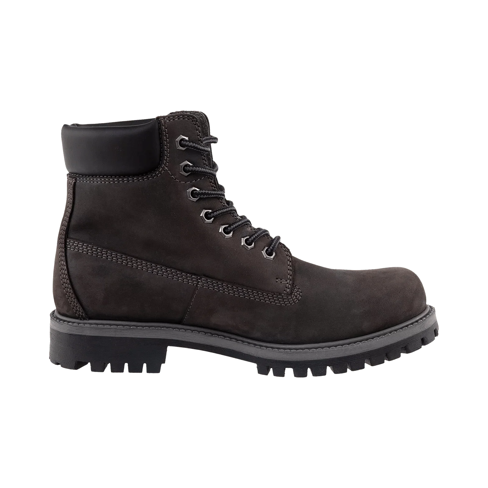 Leder Schnürstiefel dunkelgrau – Image 4