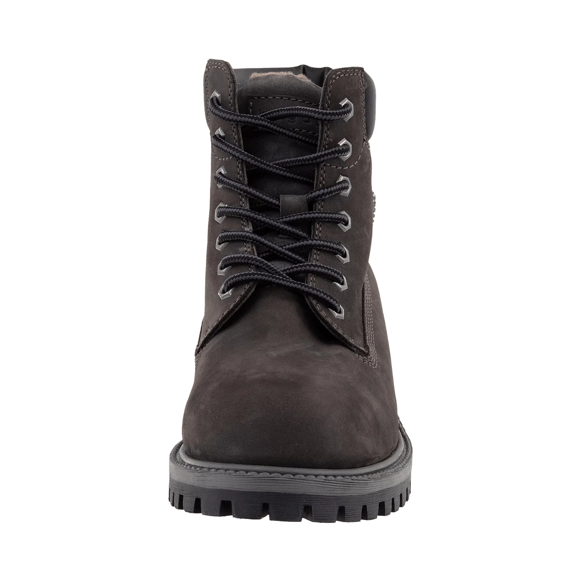 Leder Schnürstiefel dunkelgrau – Image 5
