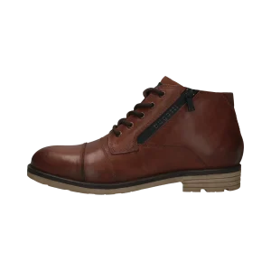 Leder Schnürstiefel mittelbraun