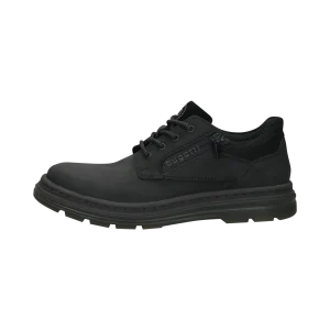 Leder Schnürer schwarz