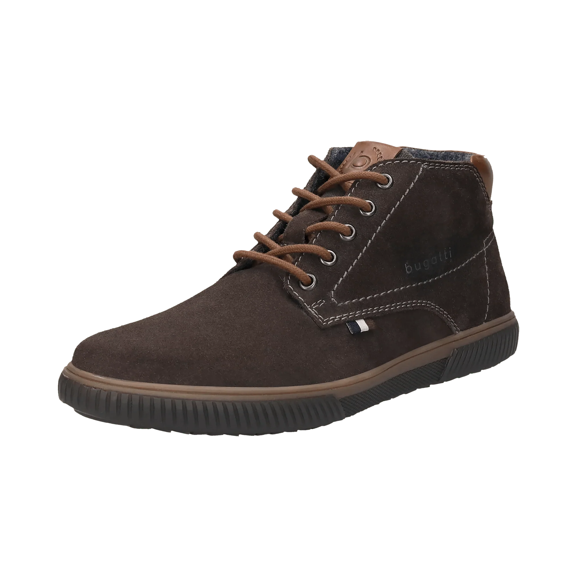 Leder Schnürstiefel dunkelgrau – Image 2