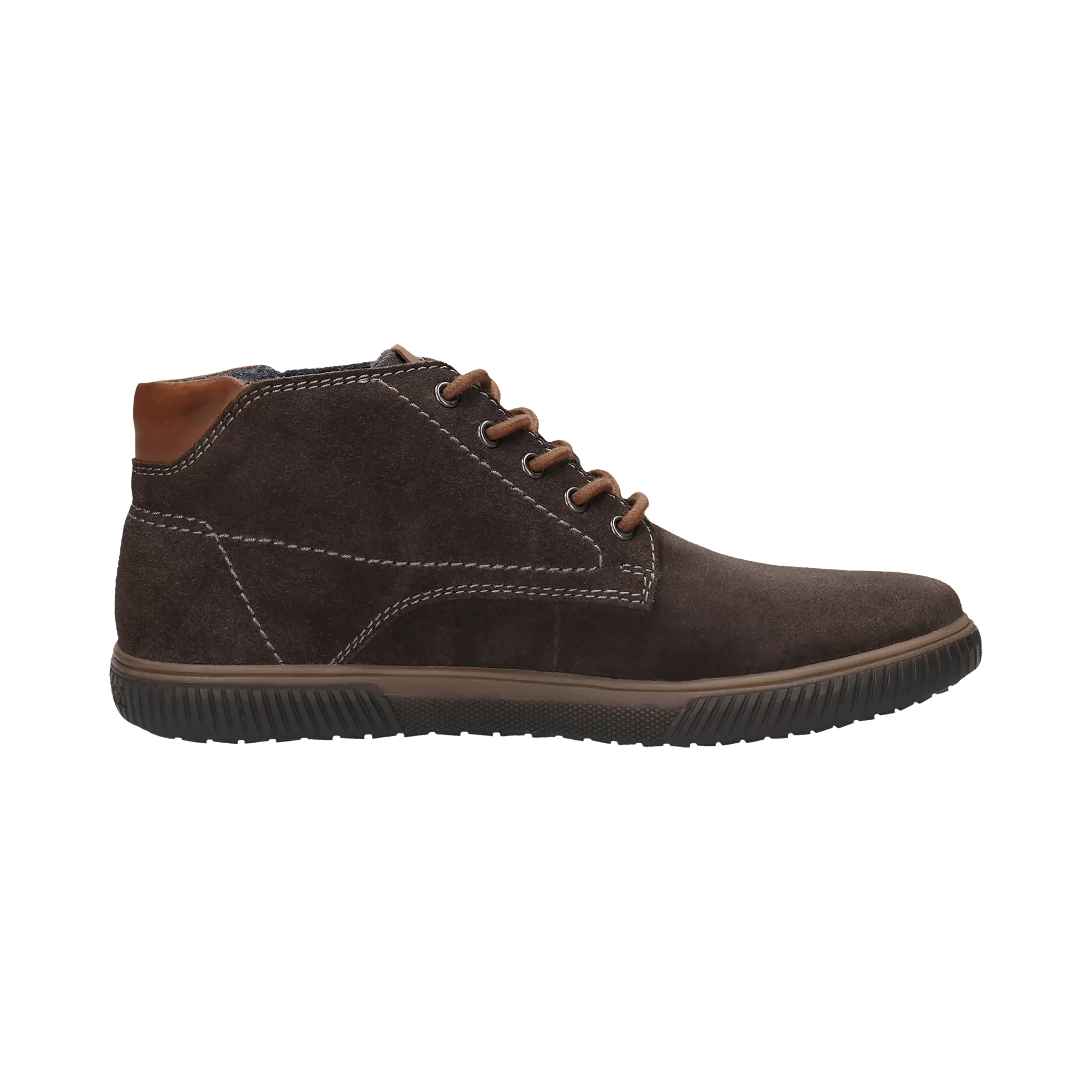 Leder Schnürstiefel dunkelgrau – Image 4
