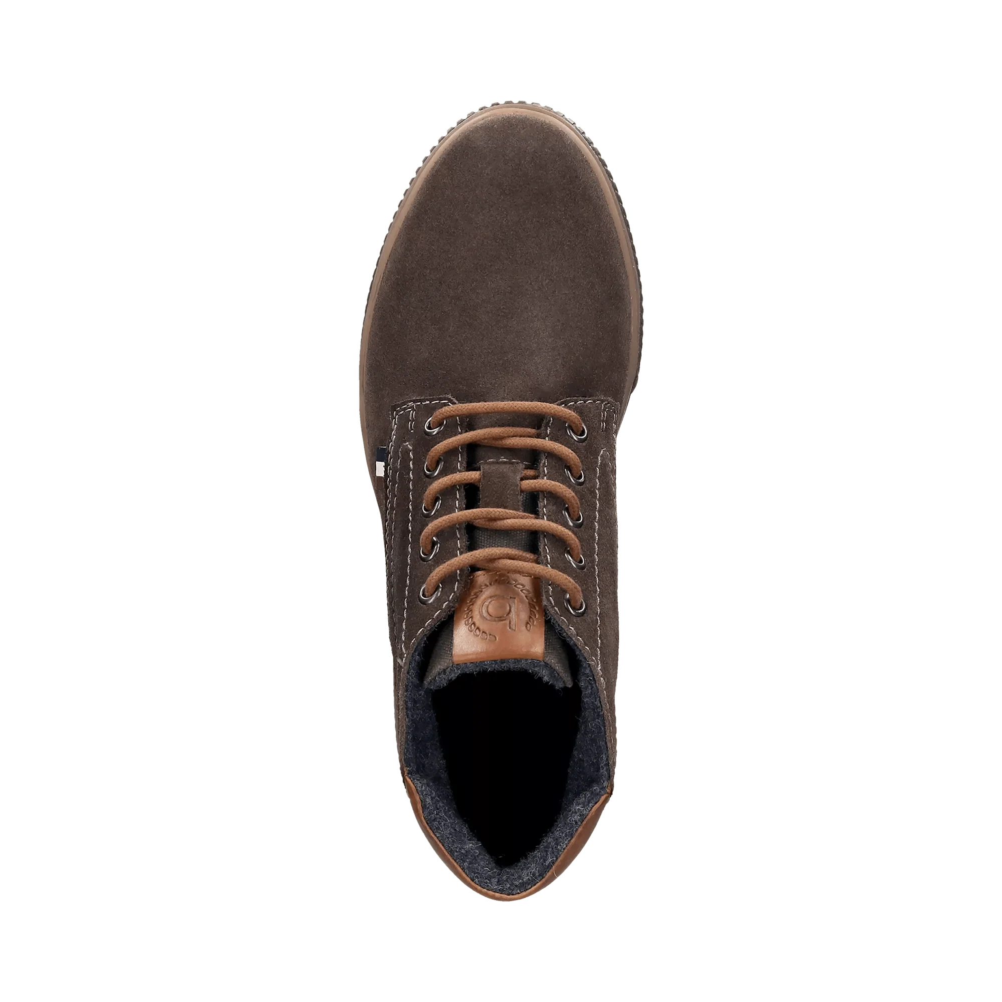 Leder Schnürstiefel dunkelgrau – Image 6