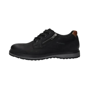 Leder Schnürer schwarz