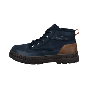 Schnürstiefel dunkelblau