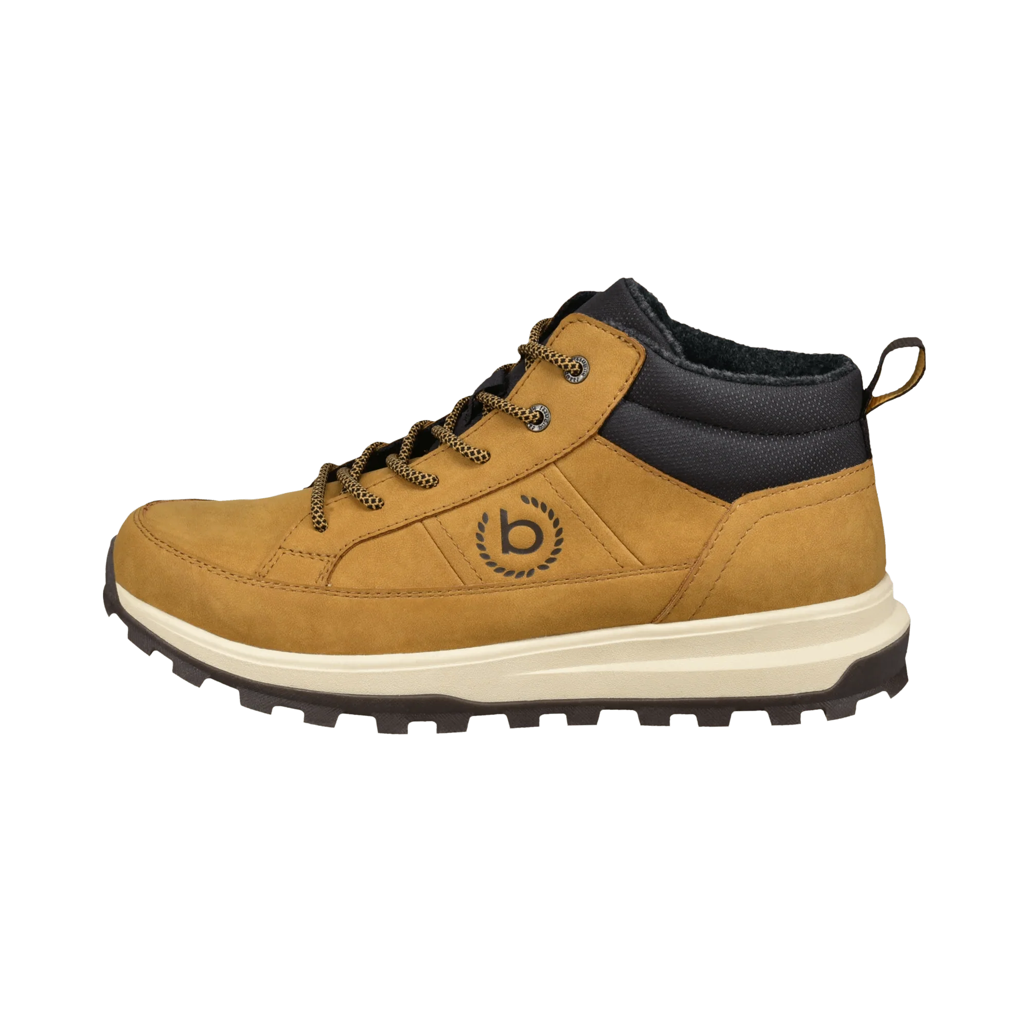 Schnürstiefel beige