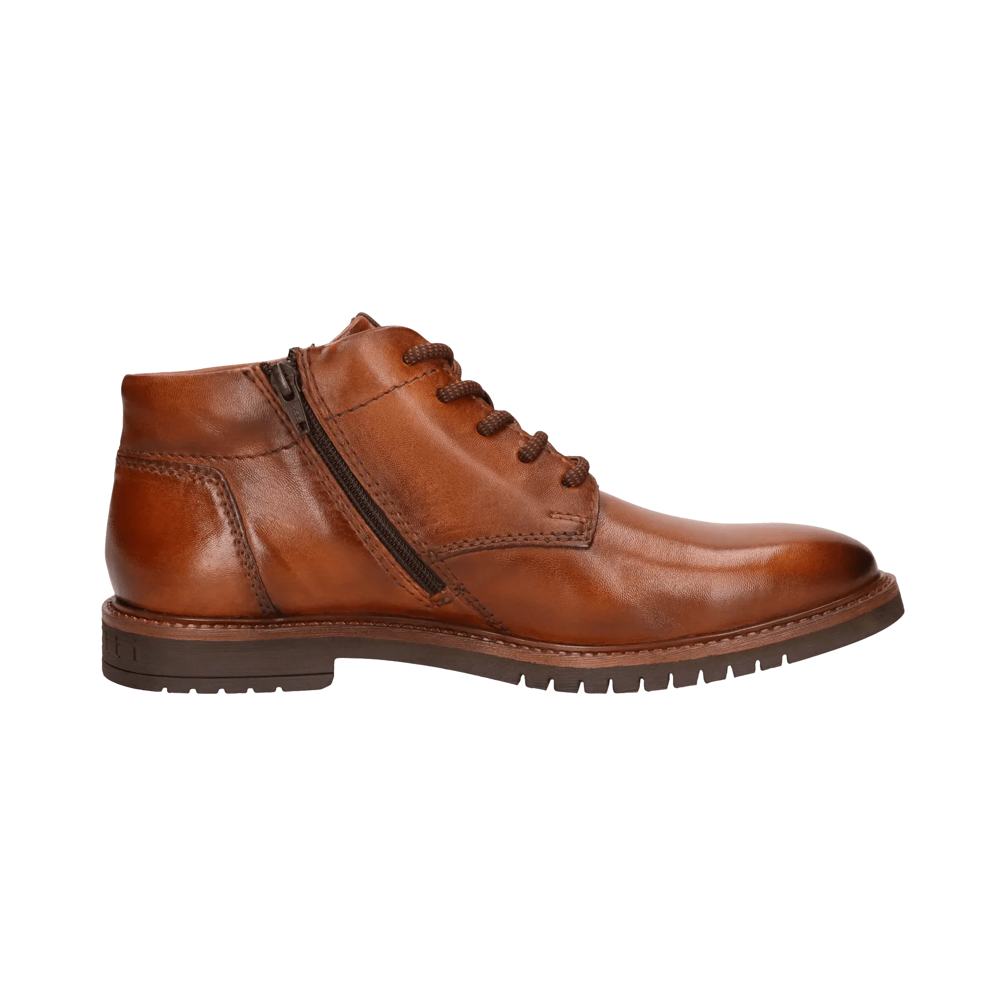 Leder Schnürstiefel cognac – Image 4