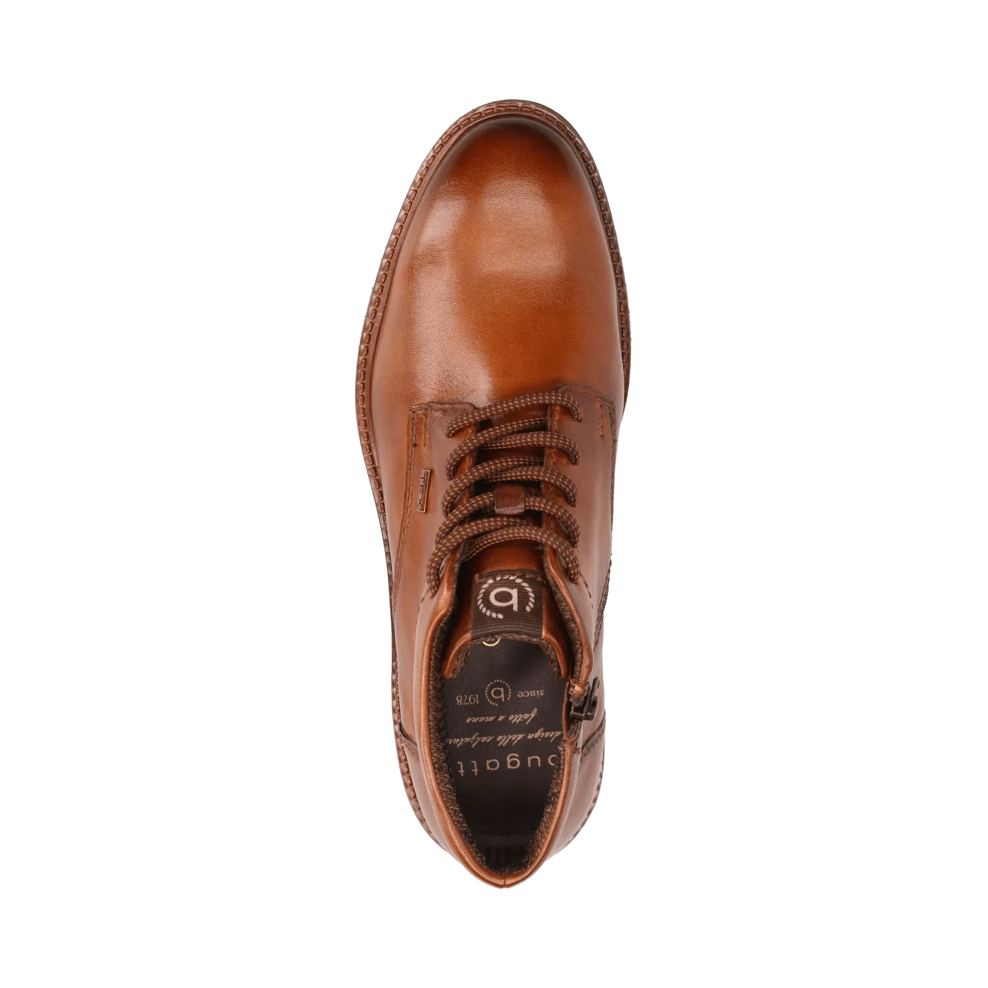 Leder Schnürstiefel cognac – Image 6