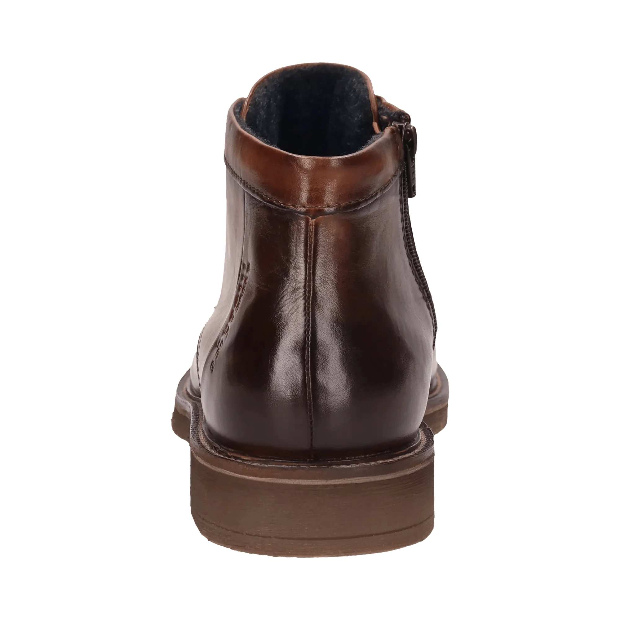 Leder Schnürstiefel cognac – Image 3