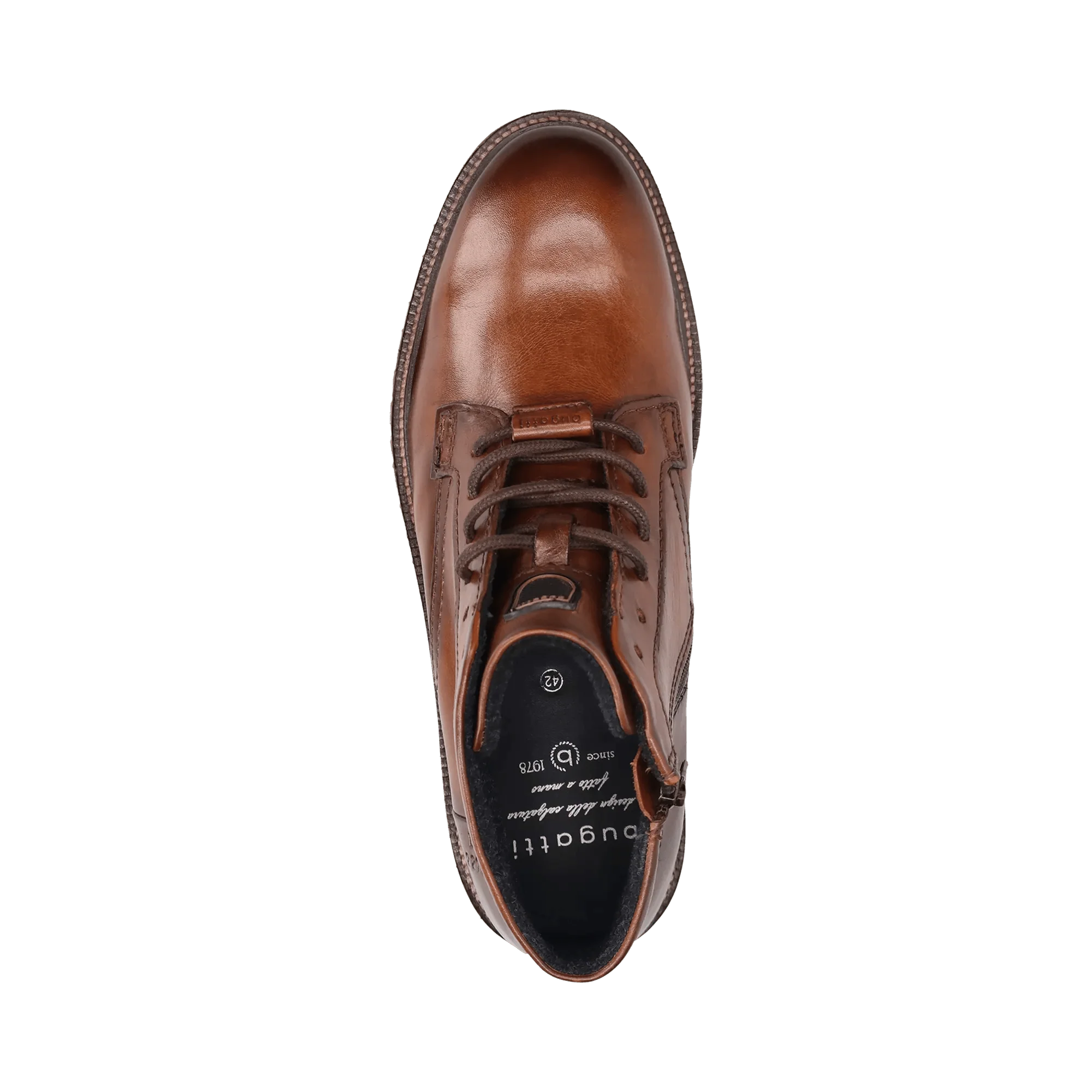 Leder Schnürstiefel cognac – Image 6