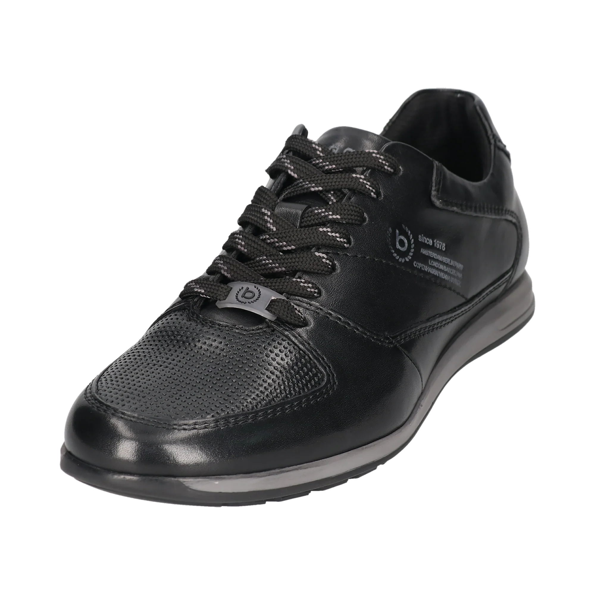 Leder Sneaker schwarz – Image 2
