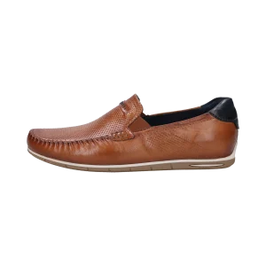 Leder Mokassin cognac