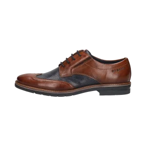 Leder Business Schnürer cognac