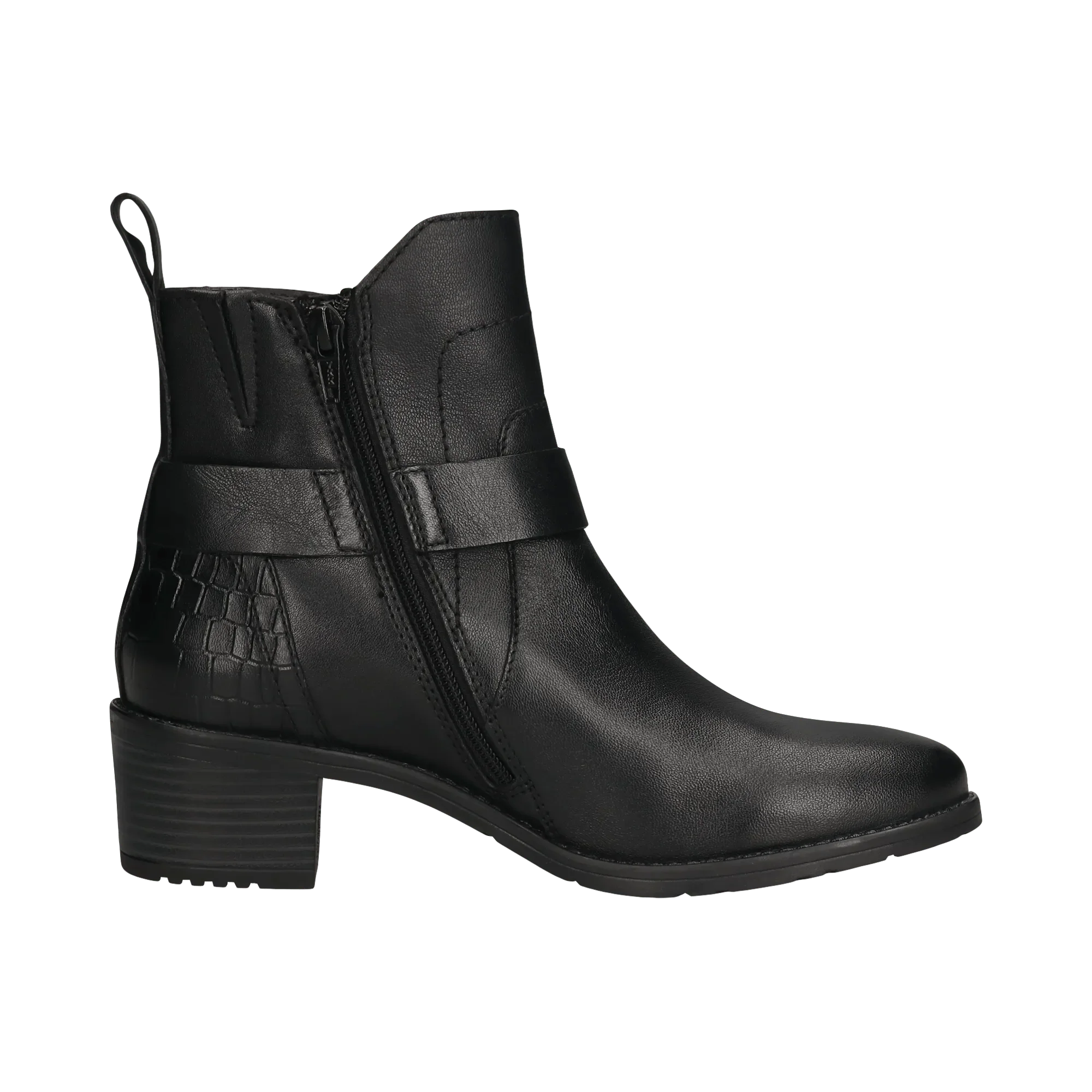 Leder Stiefeletten schwarz – Image 4