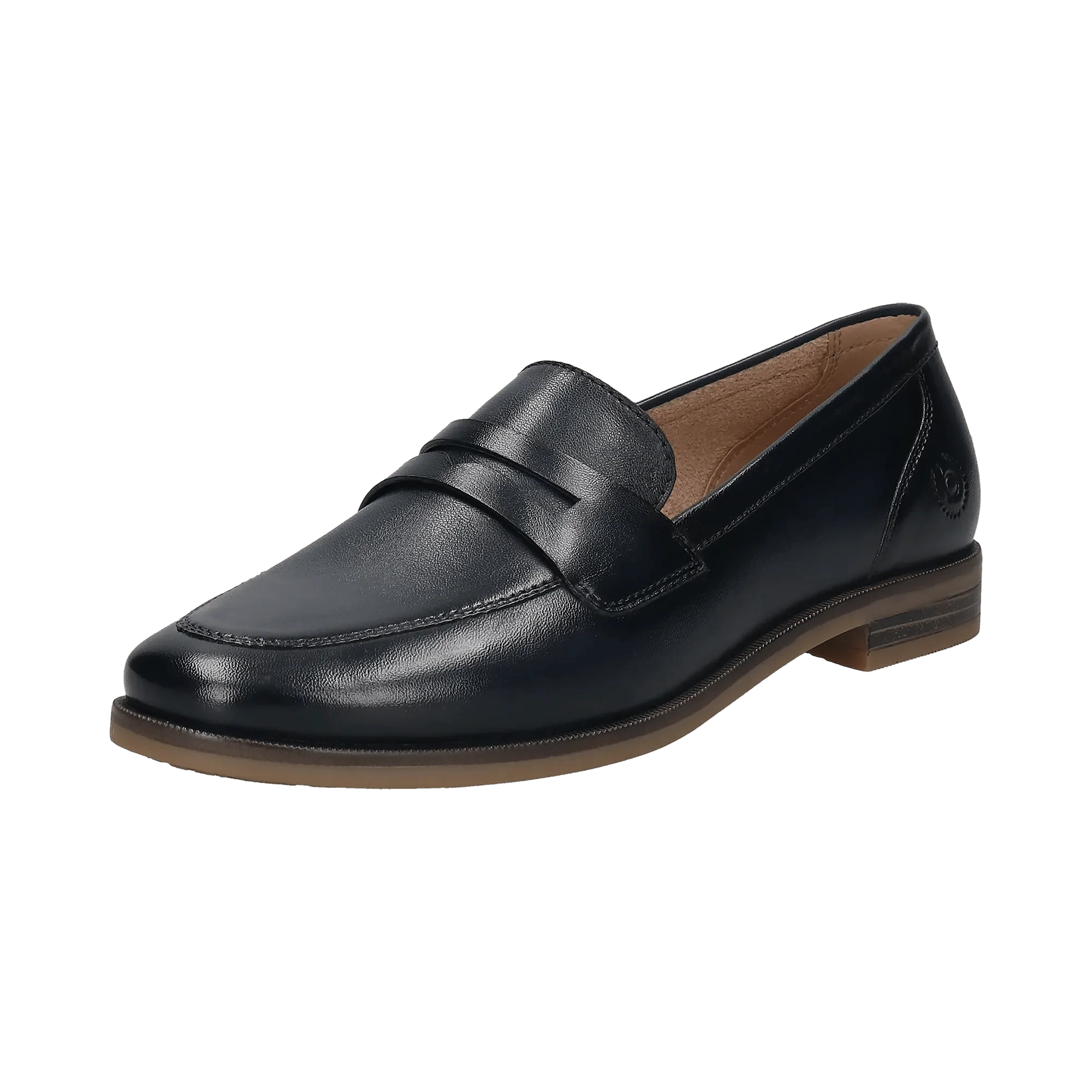Leder Loafers dunkelblau – Image 2