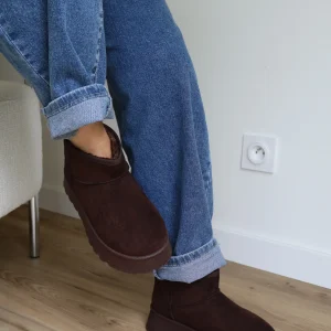 BOTTINES FOURRÉES HELENA MARRON