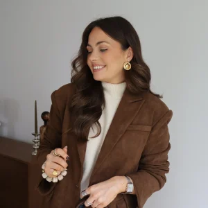 BLAZER SUÉDINE CAFÉ LÉO
