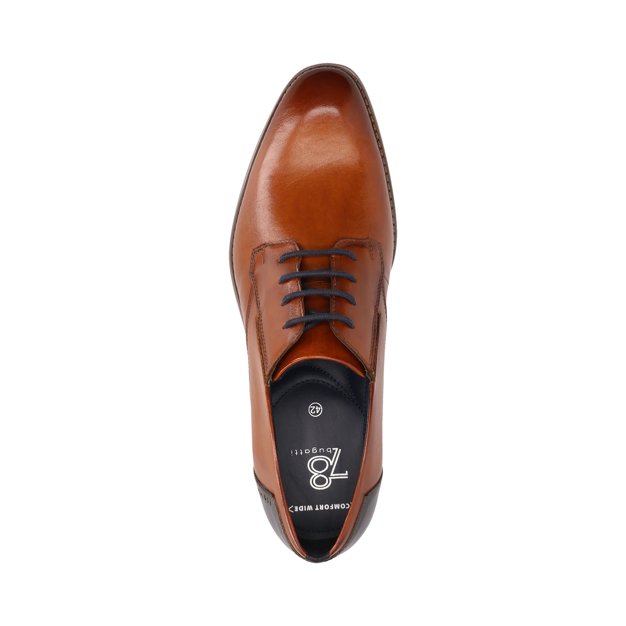 Leder Business Schnürer cognac – Image 6