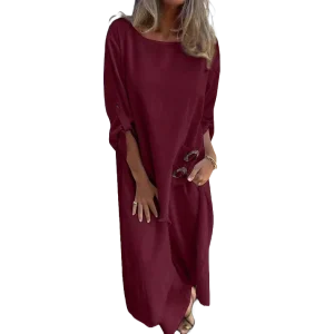 Ensemble Élégant Boutons Dorés & Pantalon Large