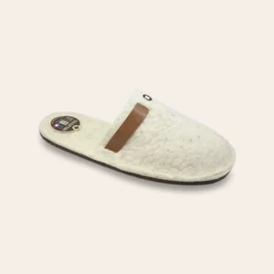 Chaussons Laine Artisanale CHAM Blanc