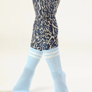 CHAUSSETTES HAUTES bleues turquoises