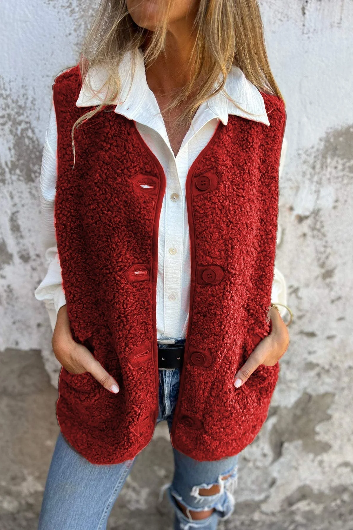 Sofia | Gilet Sans Manche Femme Élégant pour Travail, Loisirs et Occasions Formelles – Image 5