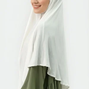 Khimar long Blanc