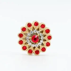 Broche Aimantée Hijab Rouge