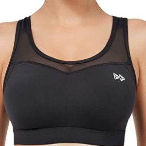Soutien-Gorge de Sport Femmes Maille Respirante Dos Nageur Maintien Élevé Grande Taille – Idéal pour Fitness, Jogging, Golf