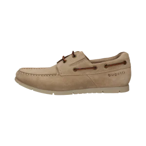 Leder Mokassin beige