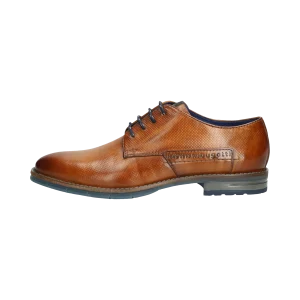 Leder Business Schnürer cognac