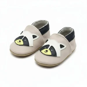 Chaussons Bébé Premiers Pas en Cuir