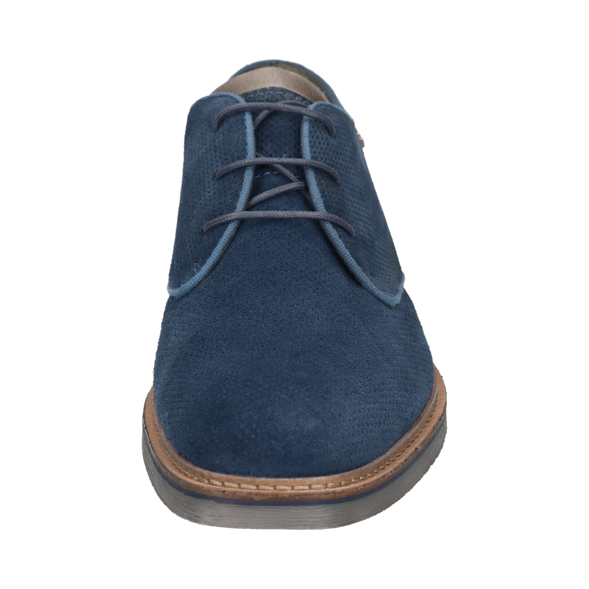 Leder Business Schnürer hellblau – Image 5