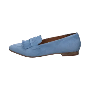 Leder Loafers blau