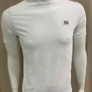 Teeshirt Karl en blanc col rond