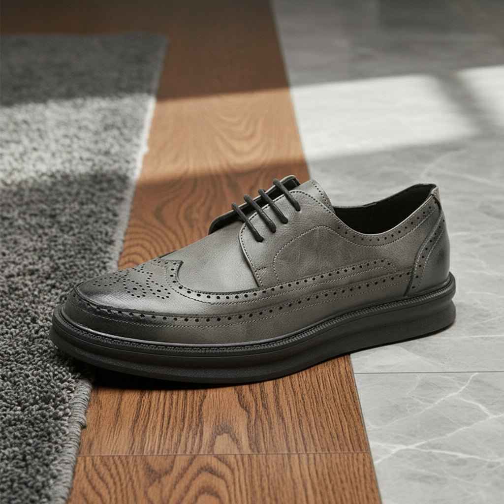 Oxford Brogue Homme Cuir - Chaussures Confort – Image 8