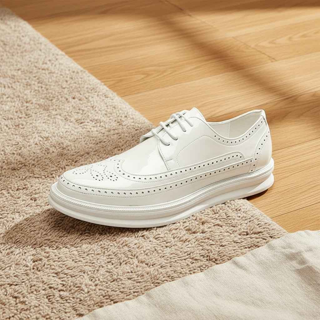Oxford Brogue Homme Cuir - Chaussures Confort – Image 9