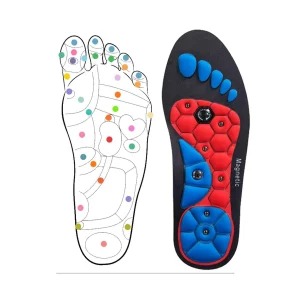 semelle chaussures magnétique massage thérapie - Correction voûte plantaire soutien arche unisexe
